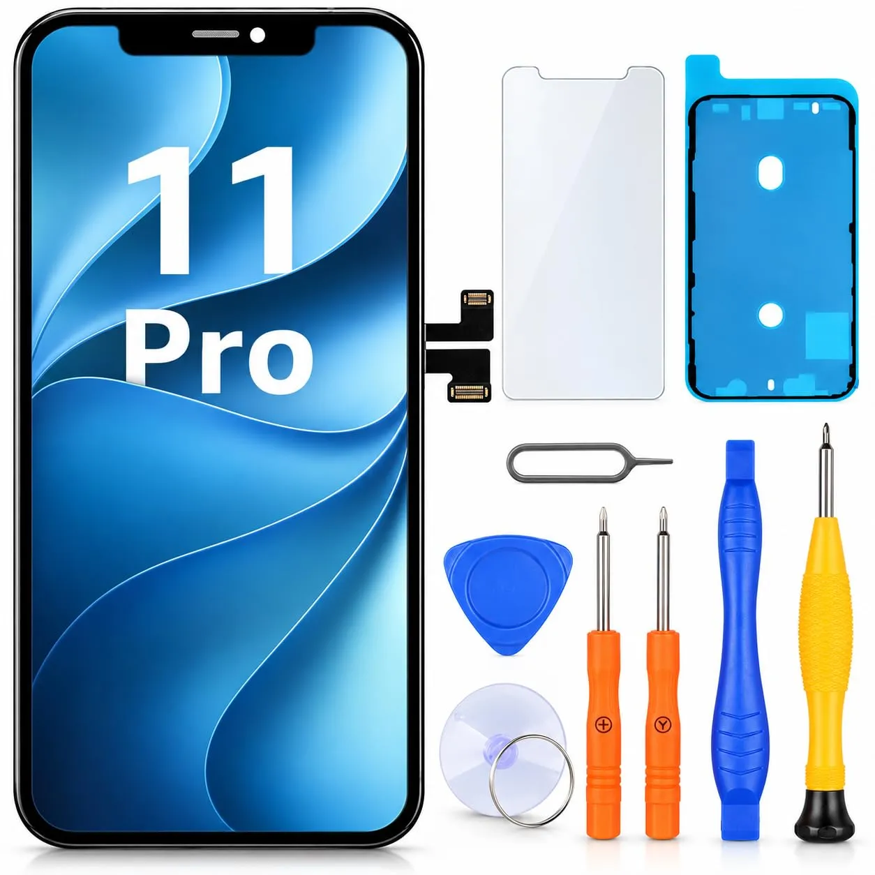 LL TRADER Schermo LCD 5,8'' per iPhone 11 Pro e Kit di Riparazione - immagine 1