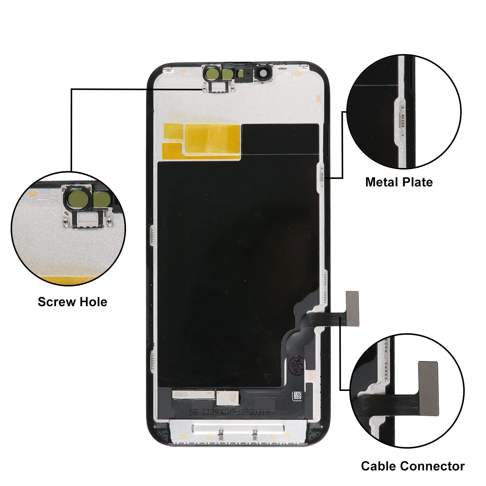 LL TRADER Schermo OLED 6,1'' per iPhone 13 e Kit di Riparazione - immagine 5