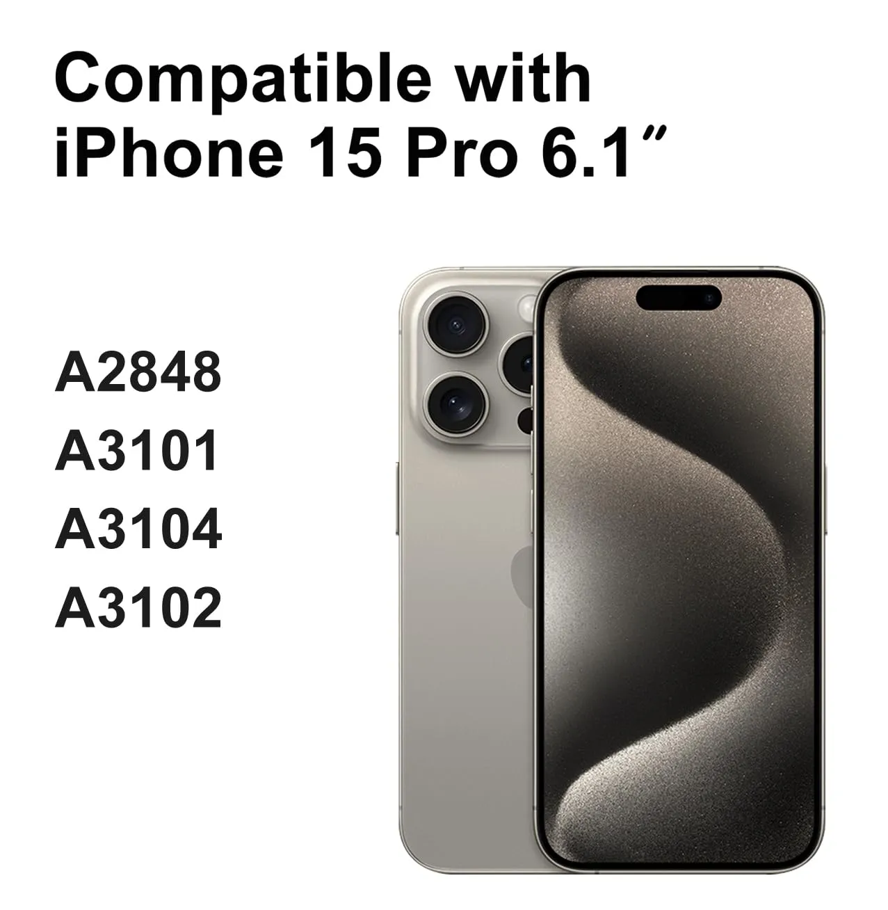 LL TRADER Schermo LCD 6,1'' per iPhone 15 Pro e Kit di Riparazione - immagine 2