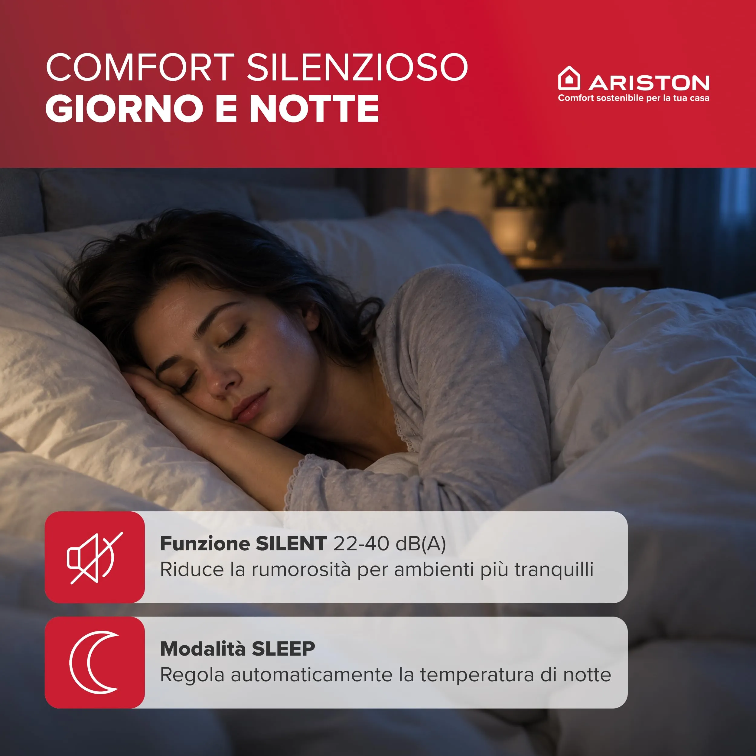 Ariston Prios Net Climatizzatore 12000 BTU Monosplit Inverter Gas R32 - immagine 5