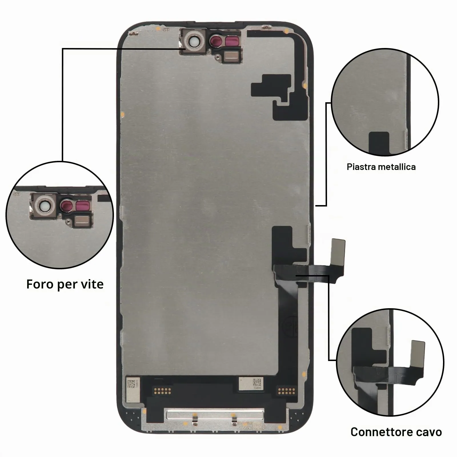 LL TRADER Schermo LCD 6,1'' per iPhone 16 e Kit di Riparazione - immagine 5