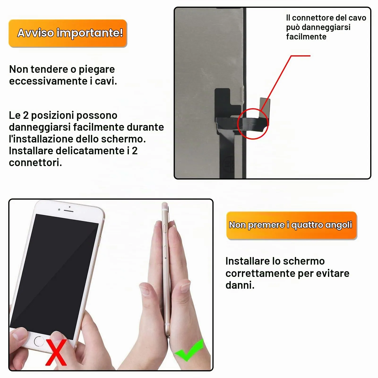 LL TRADER Schermo LCD 6,1'' per iPhone 16 e Kit di Riparazione - immagine 6