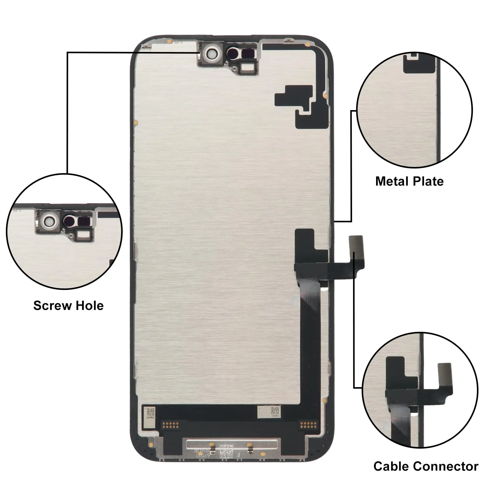LL TRADER Schermo LCD 6,7'' per iPhone 16 Plus e Kit di Riparazione - immagine 5