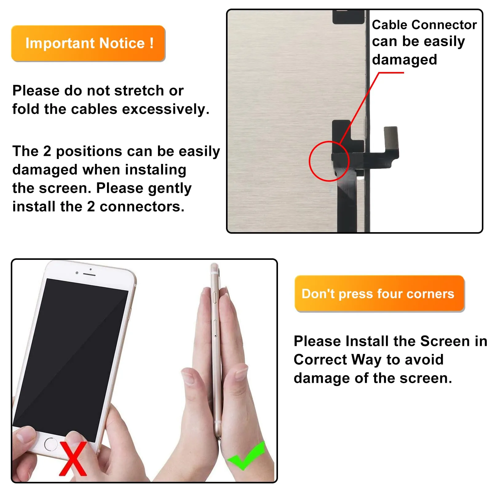 LL TRADER Schermo LCD 6,7'' per iPhone 16 Plus e Kit di Riparazione - immagine 6