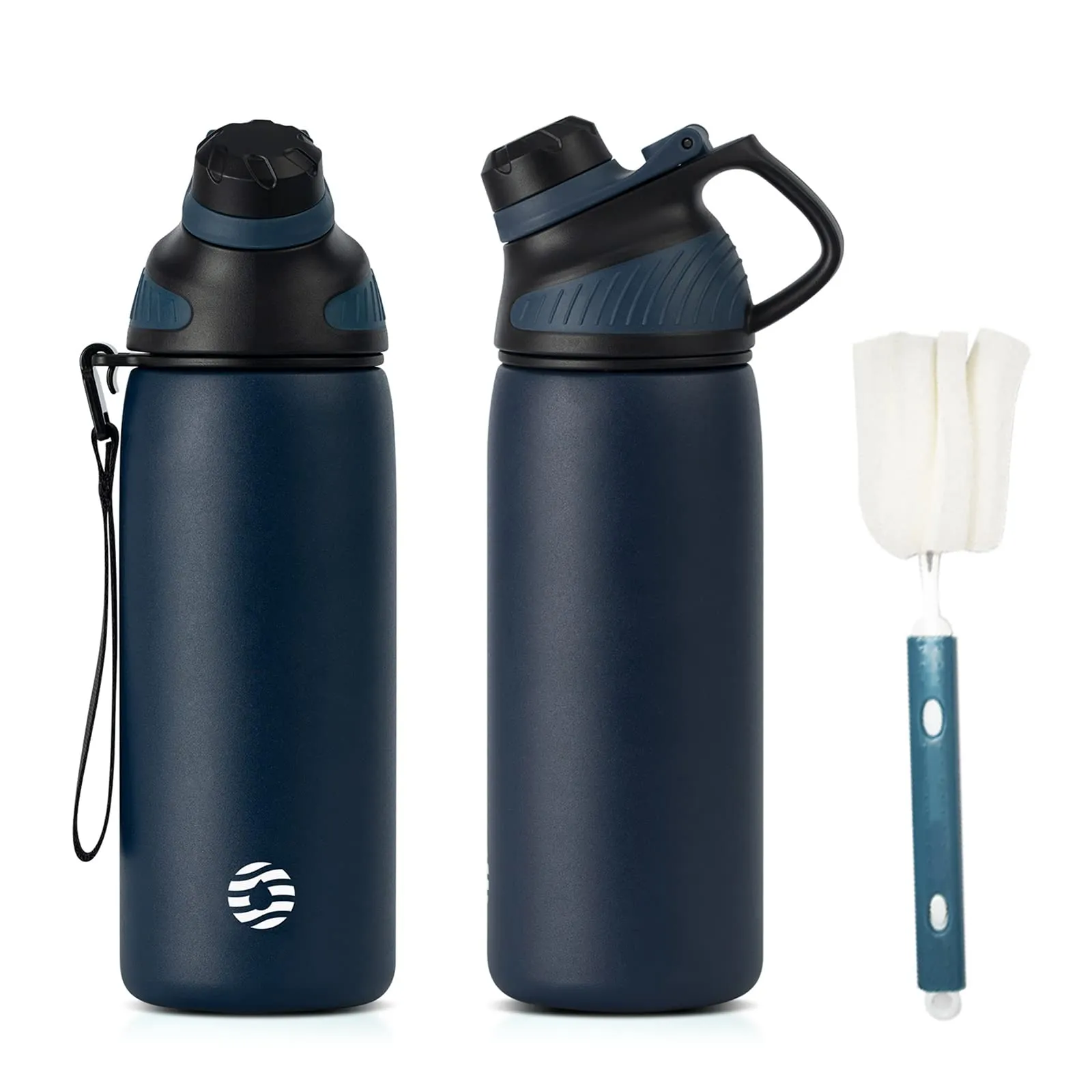 Fjbottle Borraccia Termica 600ml Acciaio Inox con Tappo Magnetico per Ciclismo - immagine 1