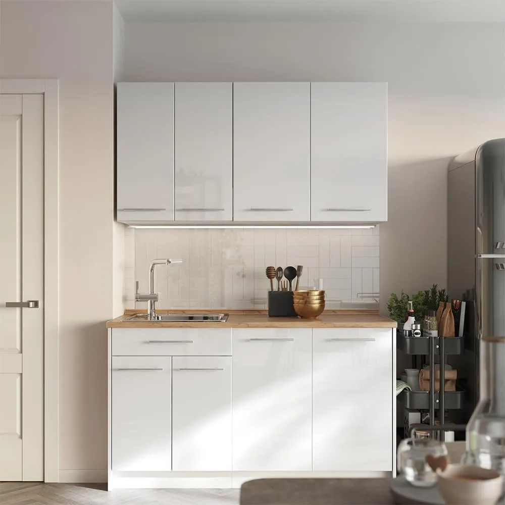 Vicco Fame-Line Mobile Base, Bianco Lucido/Bianco, 60 cm - immagine 6
