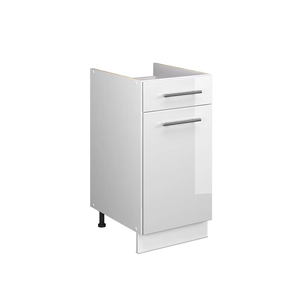 Vicco Fame-Line Mobile Base, Bianco Lucido/Bianco, 40 cm - immagine 1