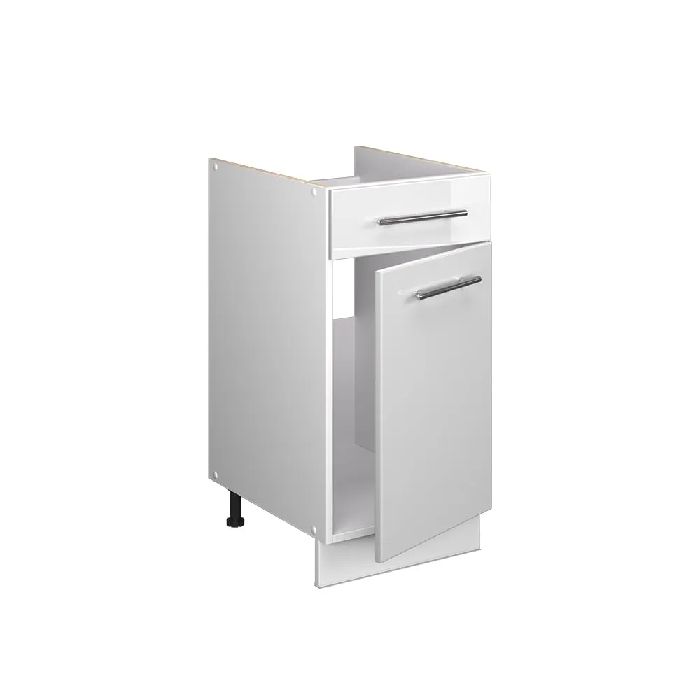 Vicco Fame-Line Mobile Base, Bianco Lucido/Bianco, 40 cm - immagine 6