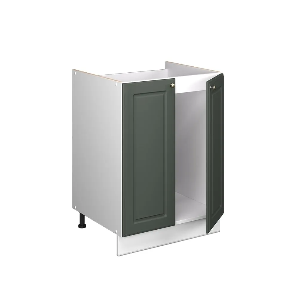 Vicco Mobile Lavello Cucina Fame-Line, Verde-oro Country/Bianco, 60 cm - immagine 6