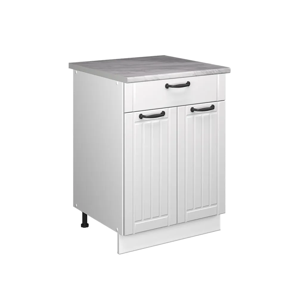 Vicco Fame-Line Mobile Base, Bianco Country/Bianco, 60 cm - immagine 1