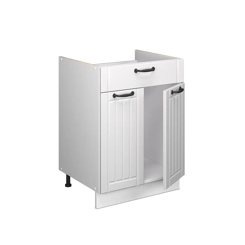 Vicco Fame-Line Mobile Base, Bianco Country/Bianco, 60 cm - immagine 7