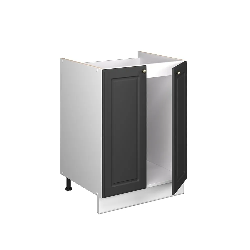 Vicco Fame-Line Mobile Lavello Cucina Antracite Country/Bianco 60 cm - immagine 7