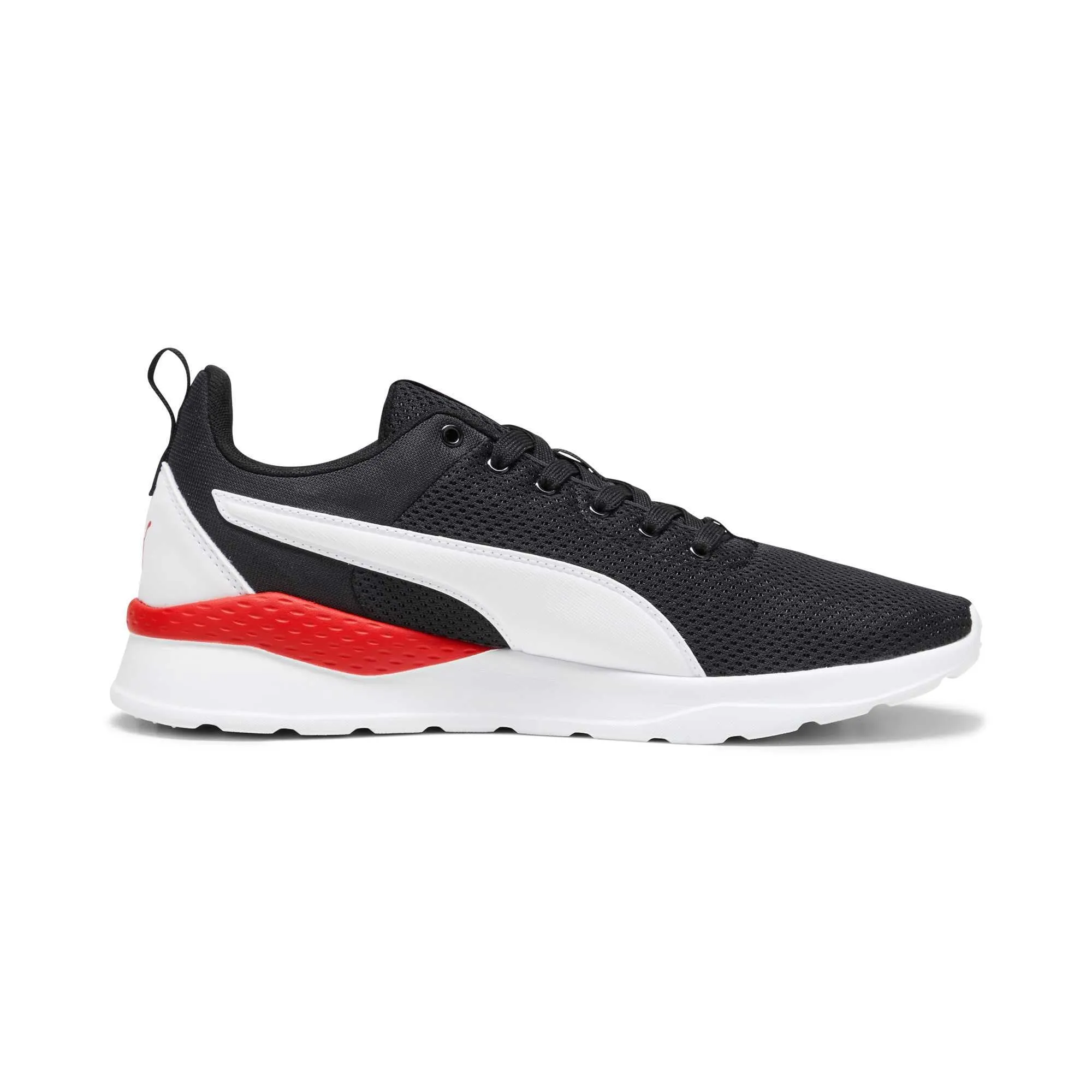 PUMA Anzarun Lite Sneakers, Puma Black Puma White For All Time Red, 44 EU - immagine 5