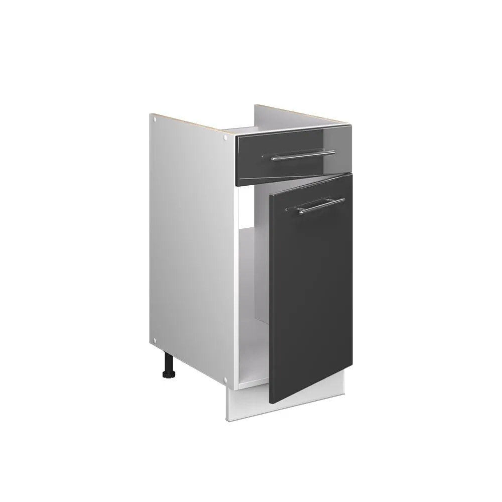 Vicco Fame-Line Mobile Base, Antracite Lucido/Bianco, 40 cm - immagine 7