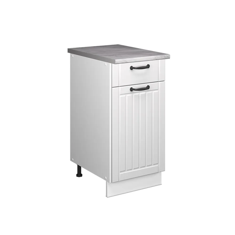 Vicco Fame-Line Mobile Base, Bianco Country/Bianco, 40 cm - immagine 1