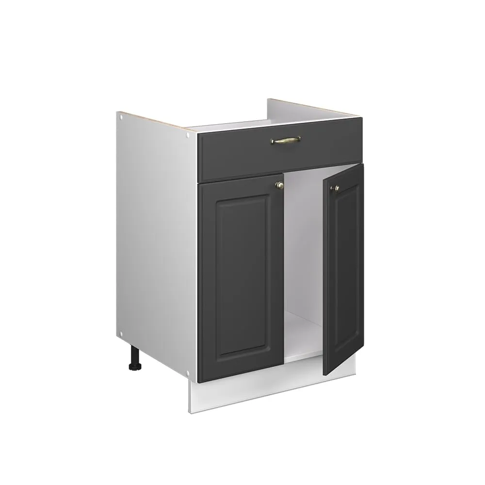 Vicco Fame-Line Mobile Base, Antracite Country/Bianco, 60 cm - immagine 6