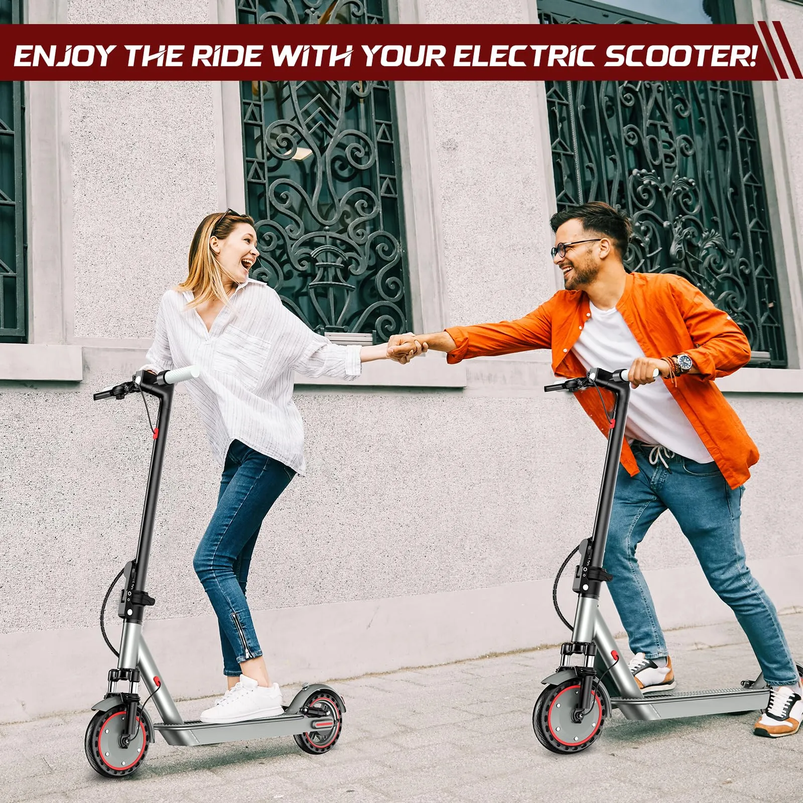 Zephyride V84 Monopattino Elettrico Adulto, Motore 350W/500W, Velocità 25km/H, Autonomia 35km/45km, Pieghevole - immagine 7