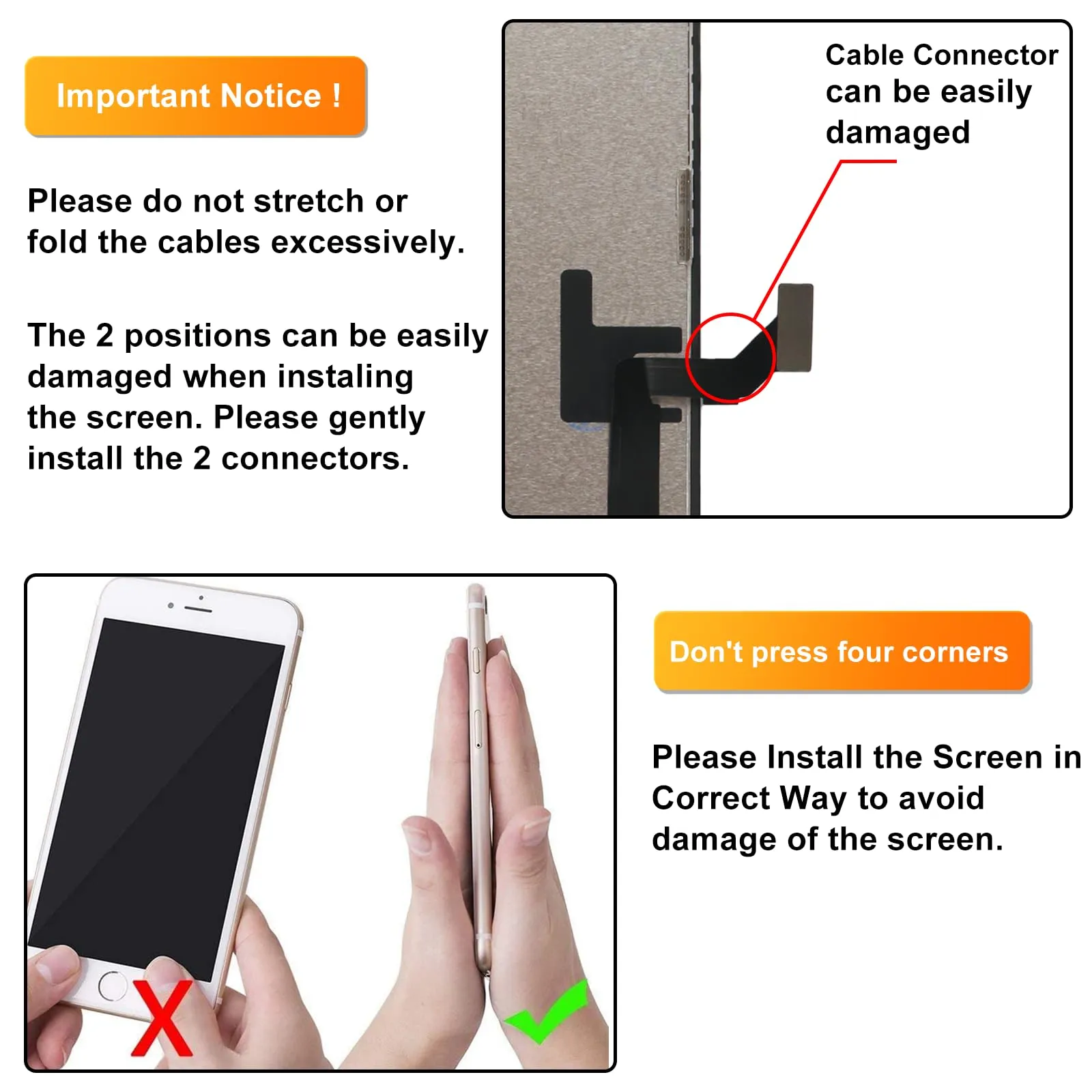 LL TRADER Schermo LCD 6,1'' per iPhone 16e e Kit di Riparazione - immagine 6