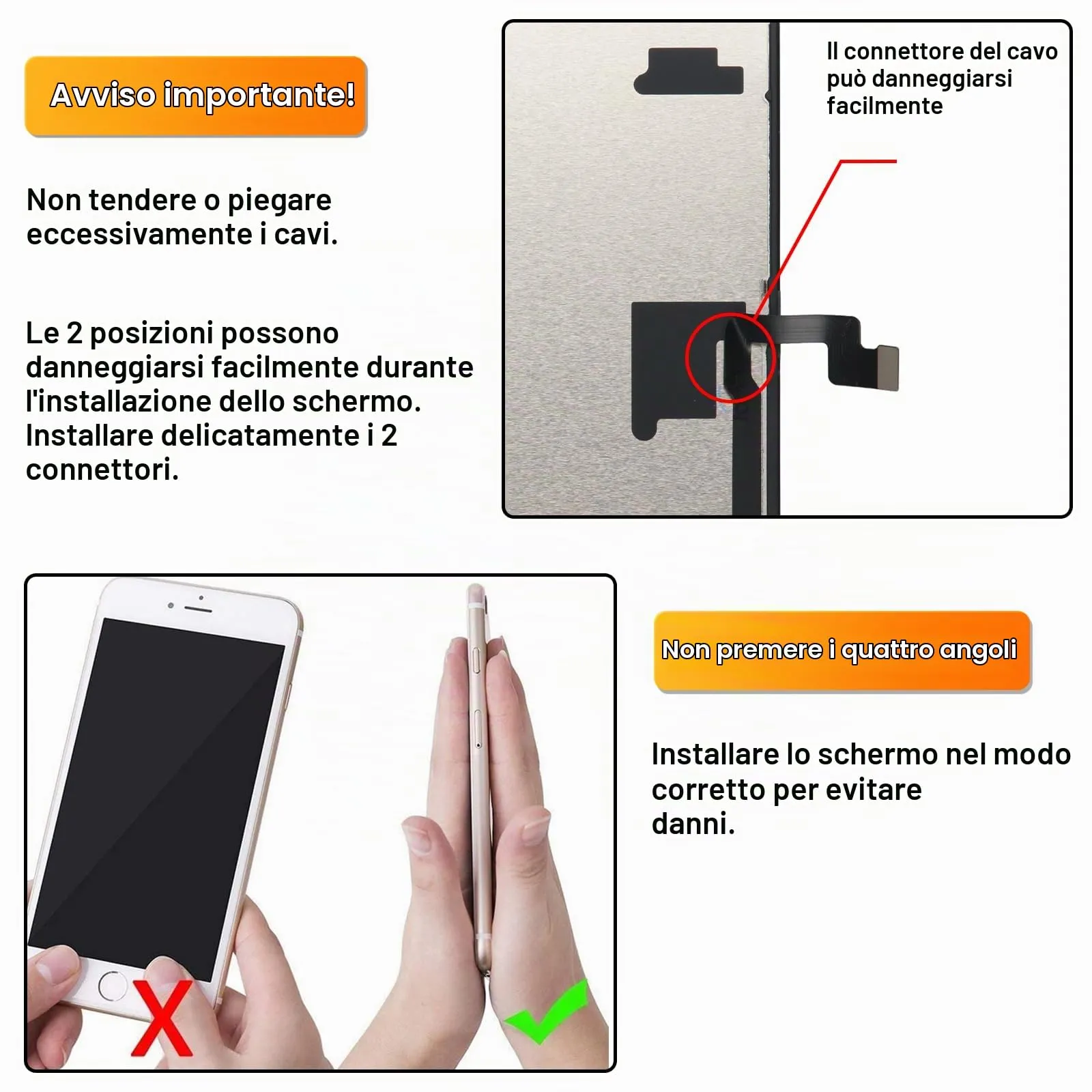 LL TRADER Schermo LCD 6,9'' per iPhone 16 Pro Max e Kit di Riparazione - immagine 6