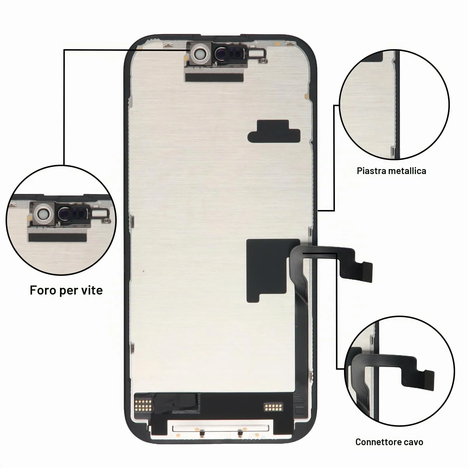LL TRADER Schermo LCD 6,3'' per iPhone 16 Pro e Kit di Riparazione - immagine 5