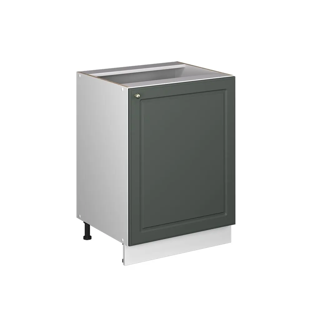 Vicco Mobiletto Base Cucina Fame-Line, Verde-oro Country/Bianco, 60 cm - immagine 1