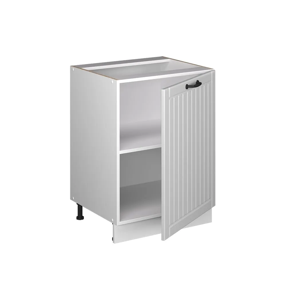 Vicco Mobiletto Base Cucina Fame-Line, Bianco Country/Bianco, 60 cm - immagine 7