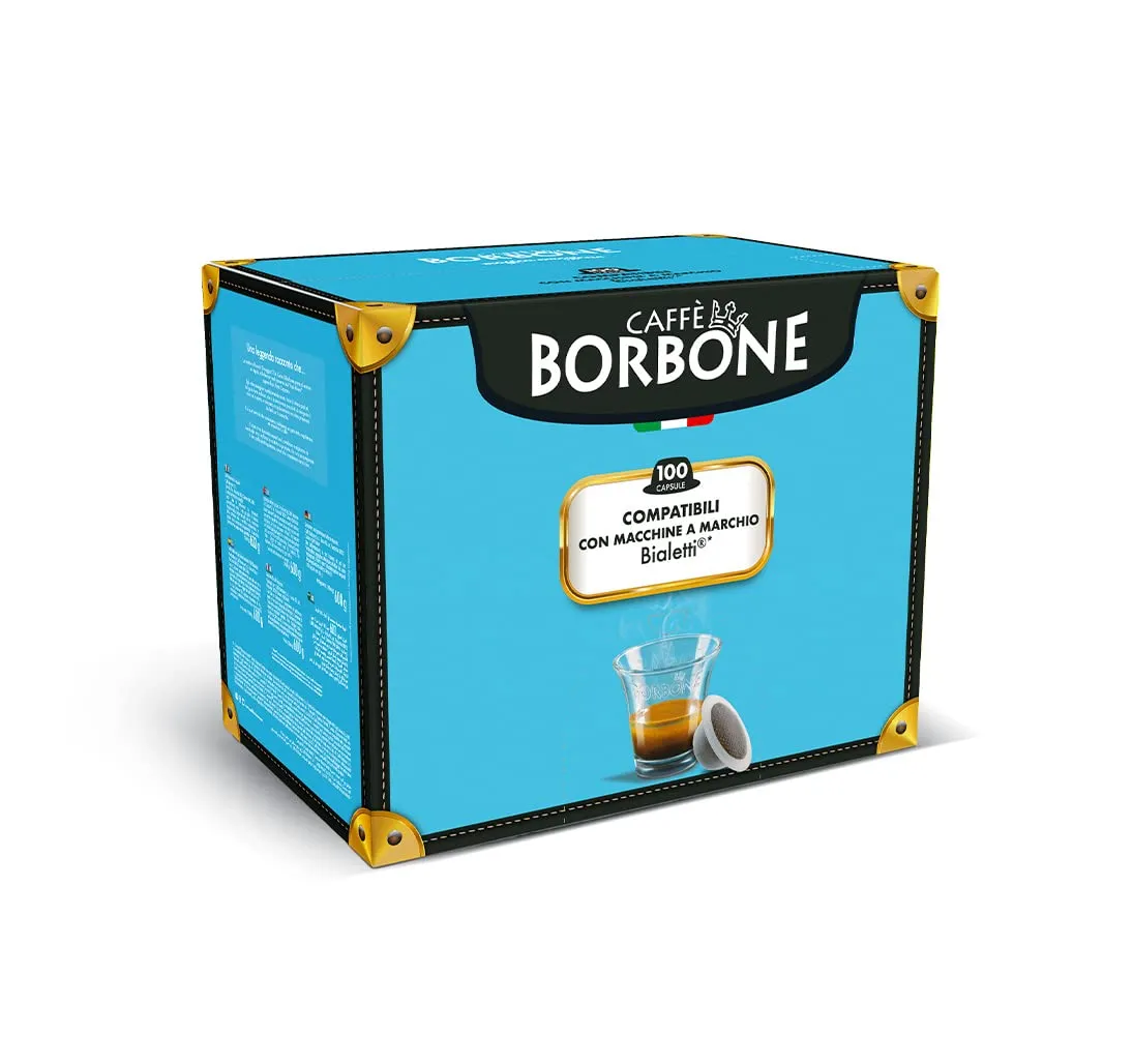 Caffè Borbone Miscela Decaffeinata, 100 Capsule Compatibili Bialetti - immagine 4