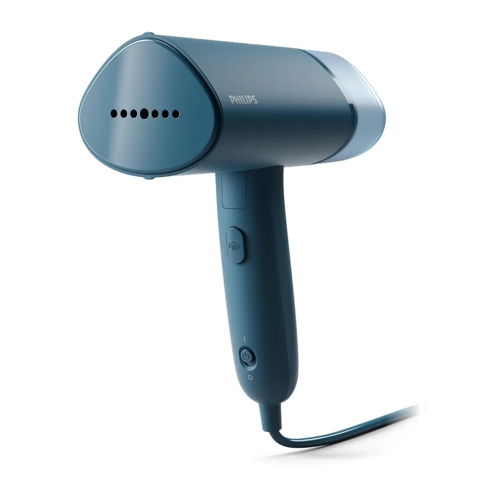 Philips 3000 Ferro da Stiro Verticale a Vapore Pieghevole, 20 g/min, 1000W, Blu - immagine 1