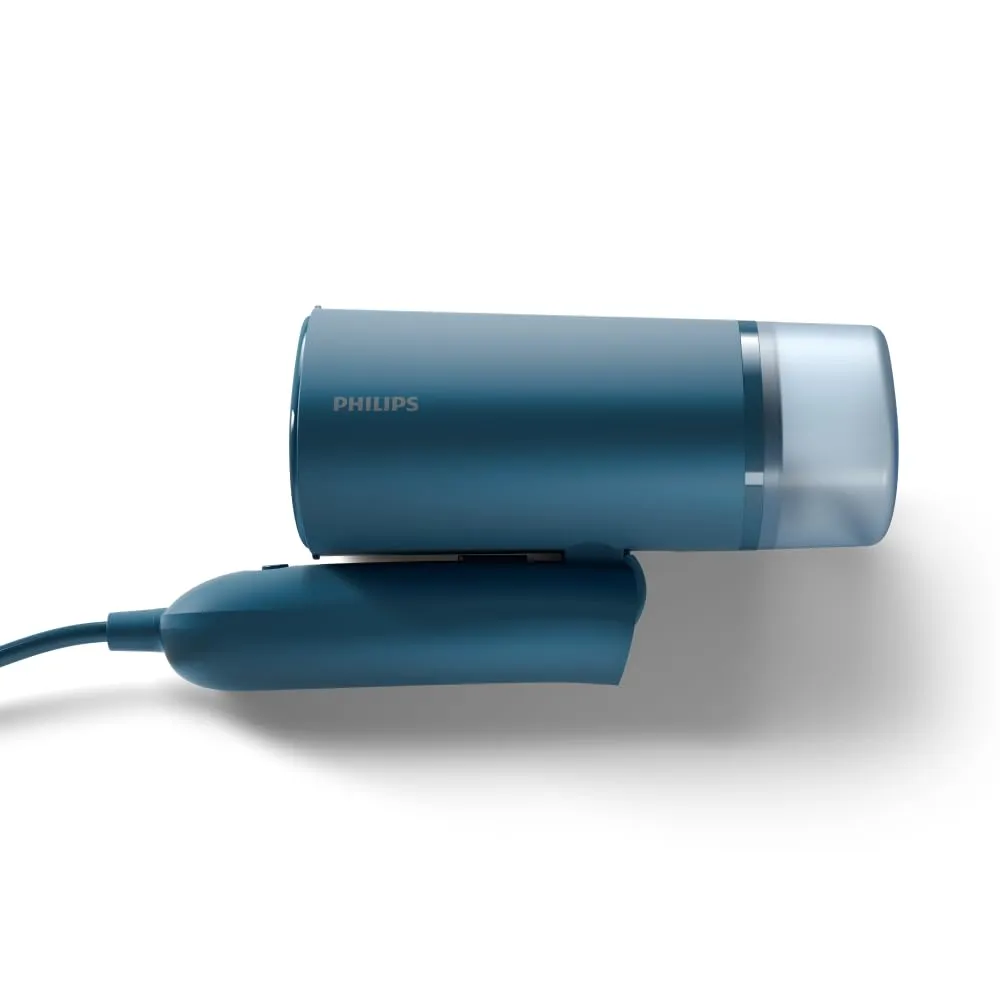 Philips 3000 Ferro da Stiro Verticale a Vapore Pieghevole, 20 g/min, 1000W, Blu - immagine 3