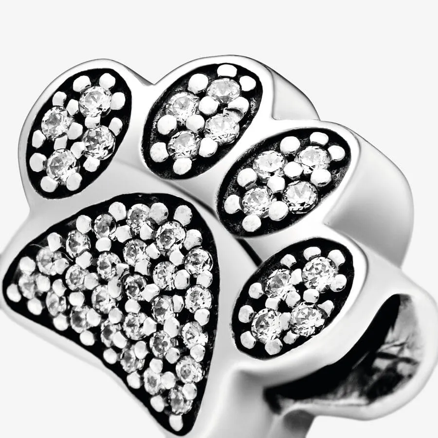 Pandora Passions Ciondolo in argento con zampa brillante con zirconia cubica - immagine 3