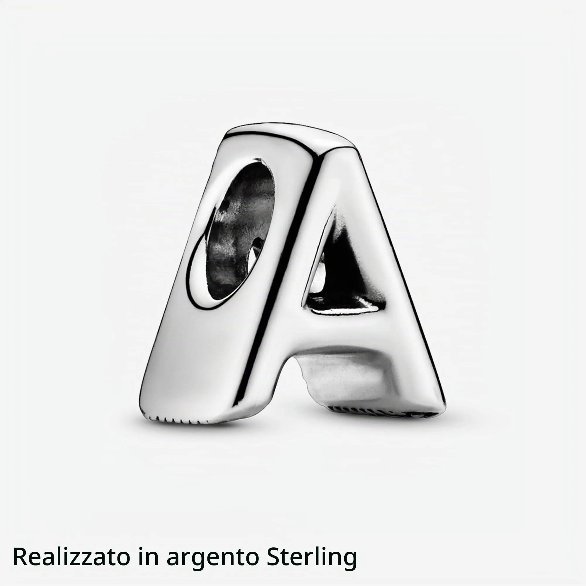 Pandora Ciondolo in argento con lettera A - immagine 5