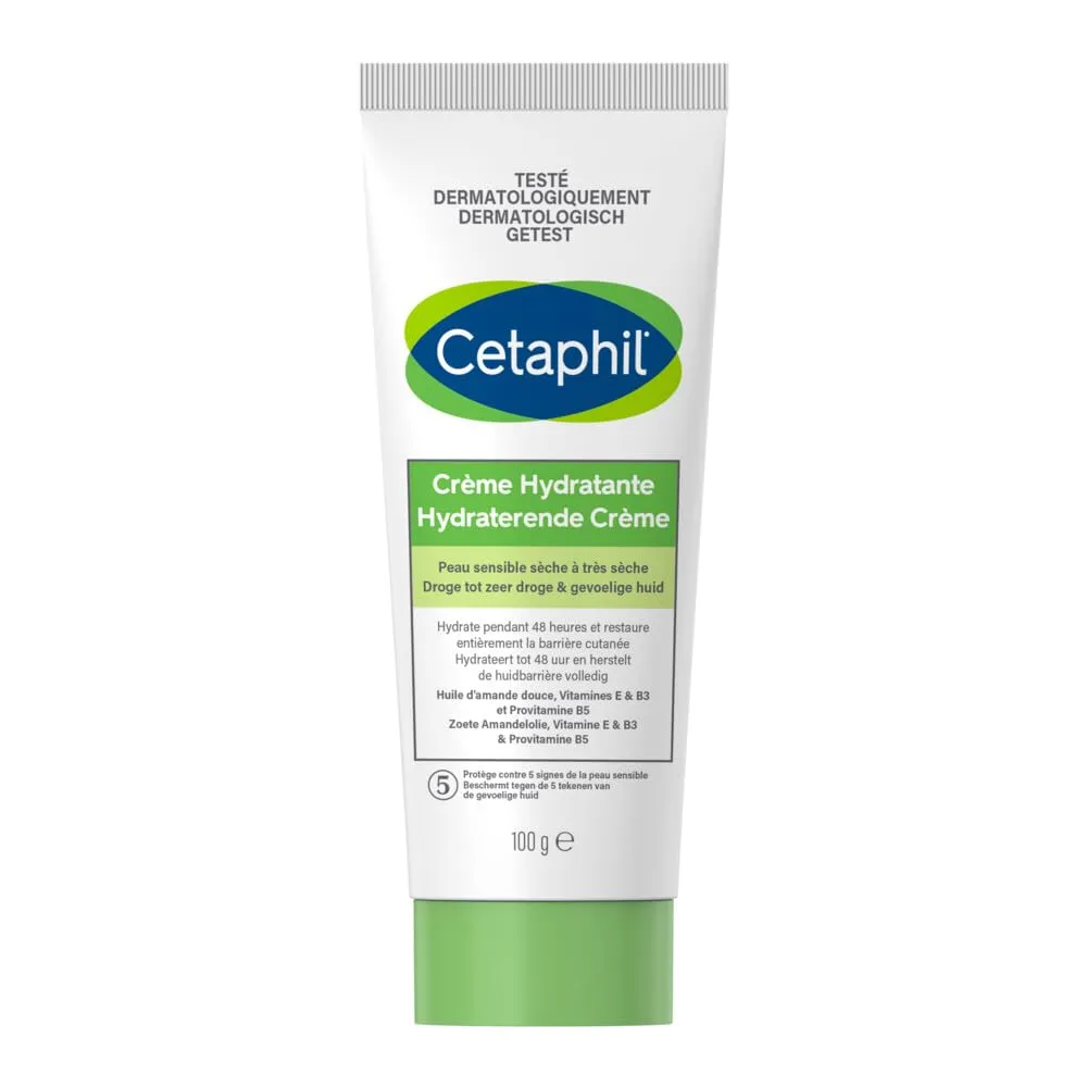Cetaphil Crema Idratante Viso e Corpo Senza Profumo, 100 g - immagine 1