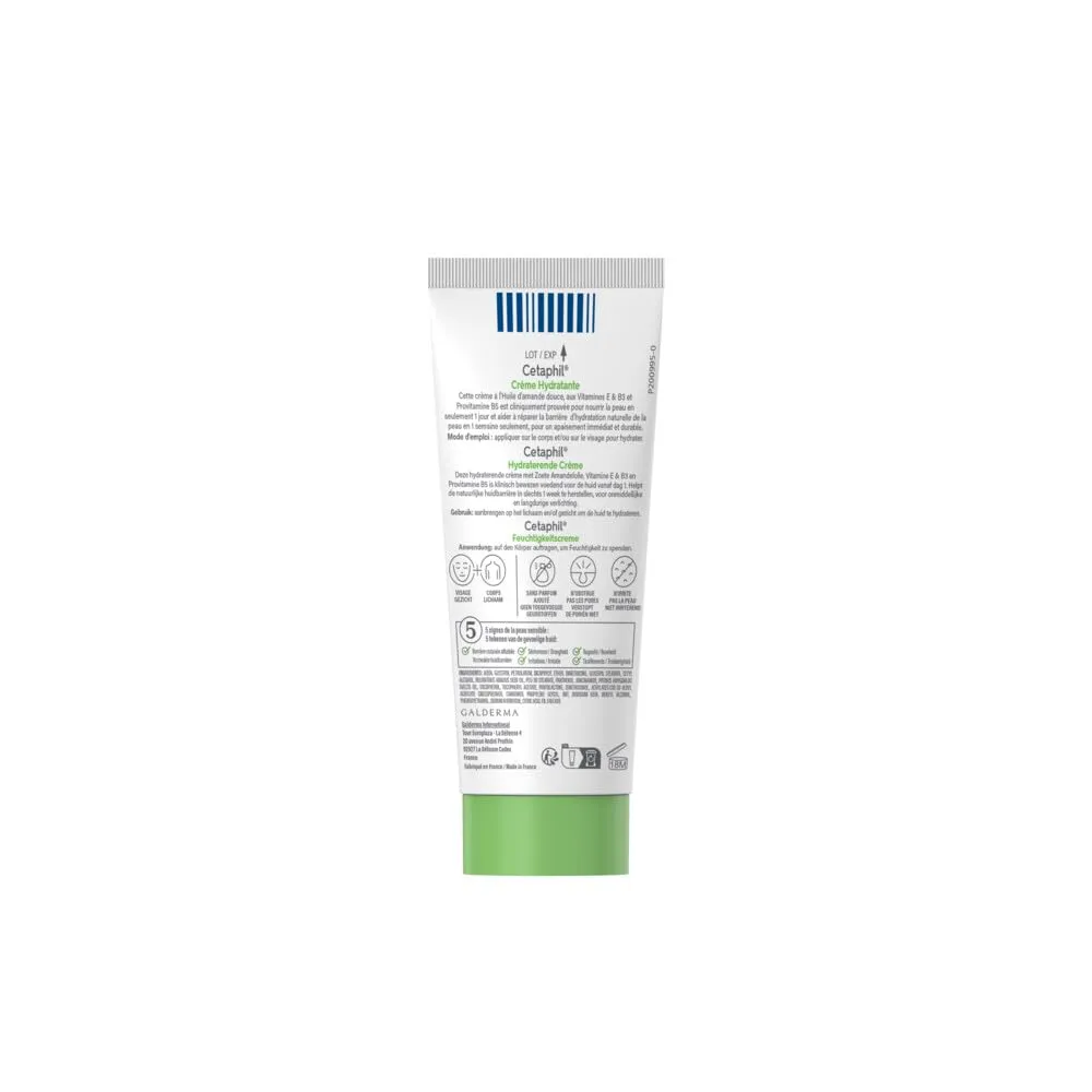 Cetaphil Crema Idratante Viso e Corpo Senza Profumo, 100 g - immagine 2