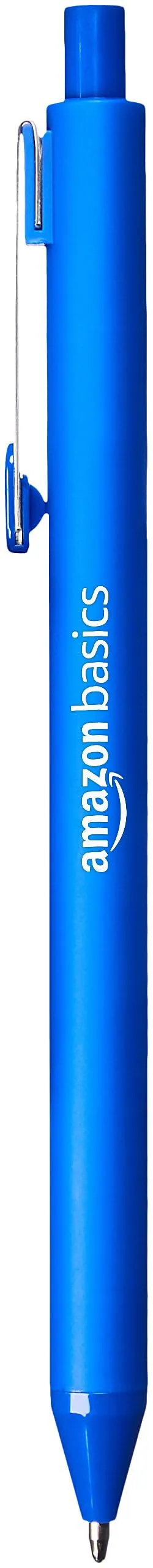 Amazon Basics Penne a Sfera Retrattili con Impugnatura Morbida, Blu, Confezione da 12 - immagine 4