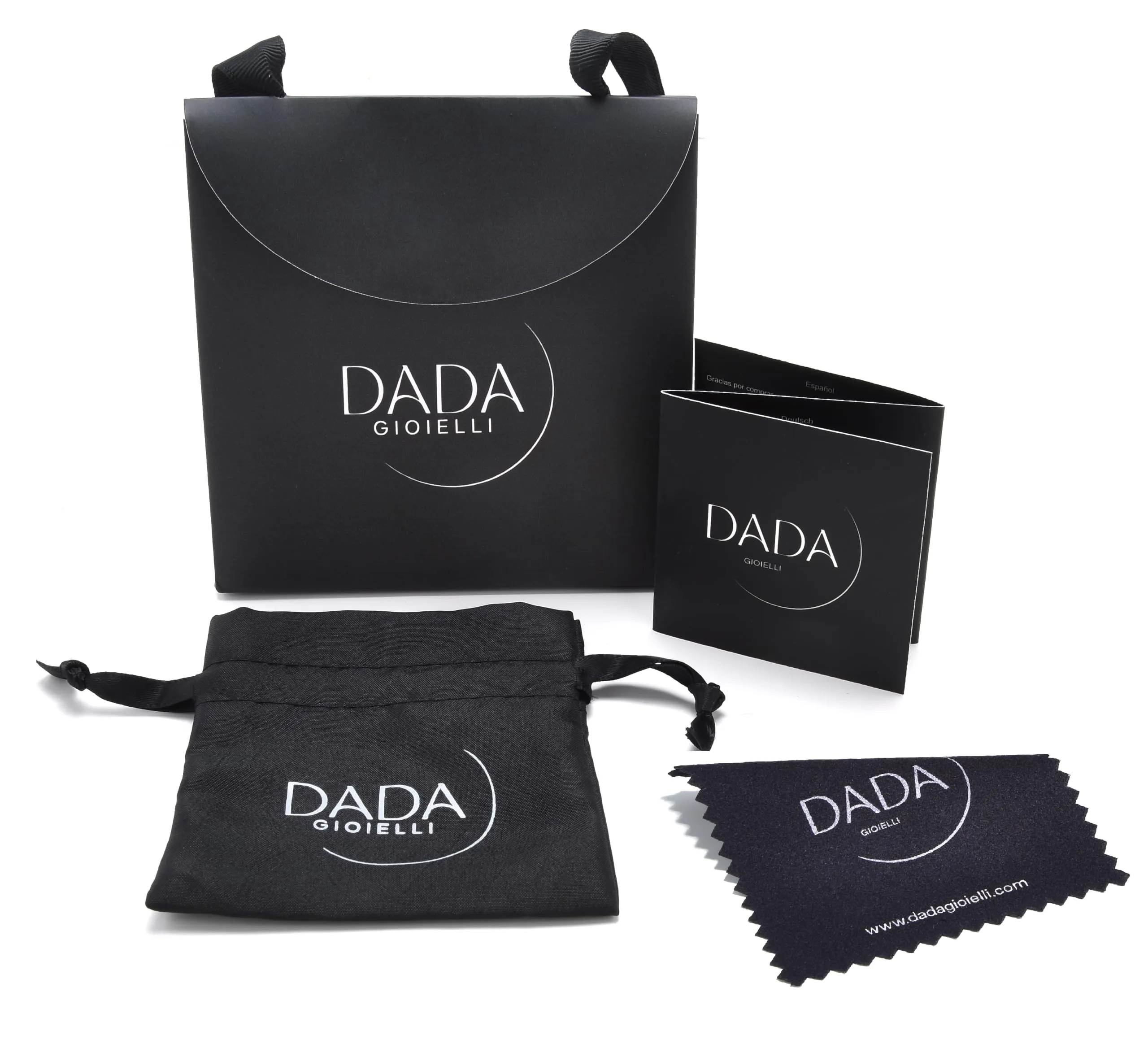 Dada Gioielli Bracciale Donna Anelli Intrecciati a Nodino in Acciaio (Set Blu+Rosé) - immagine 6