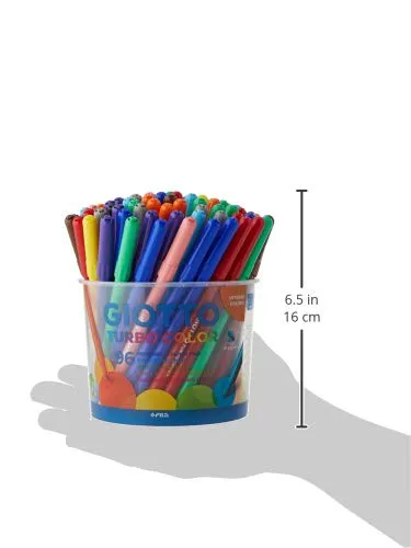 Giotto Turbo Color Pennarelli a Punta Fine, 2.8 mm, 96 pezzi - immagine 6