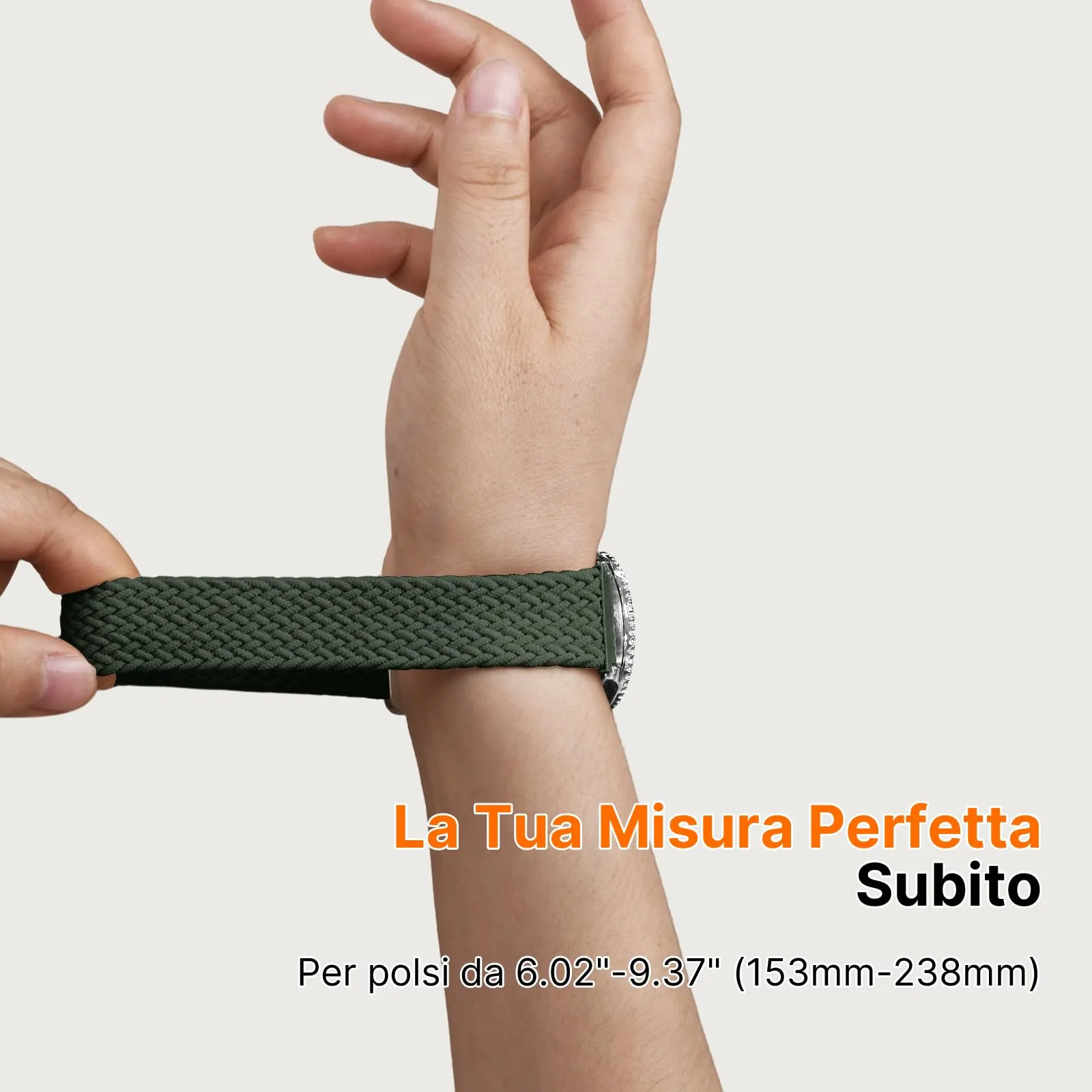 Fullmosa Cinturino Orologio 20mm in Nylon per Samsung Galaxy Watch 7/6/5/4 - immagine 4