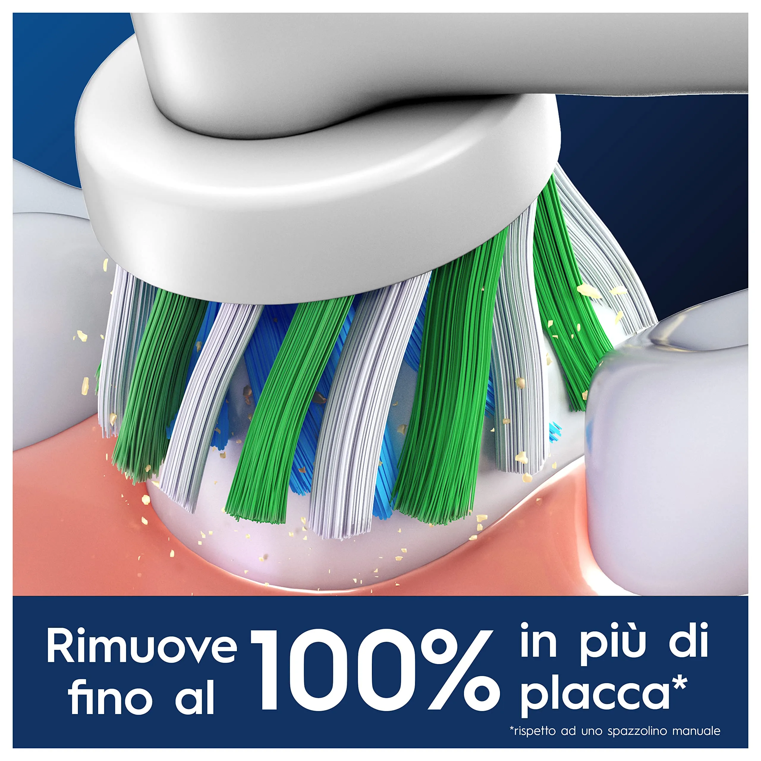 Oral-B Pro Cross Action Testine di Ricambio, Bianche, 12 Ricambi - immagine 3