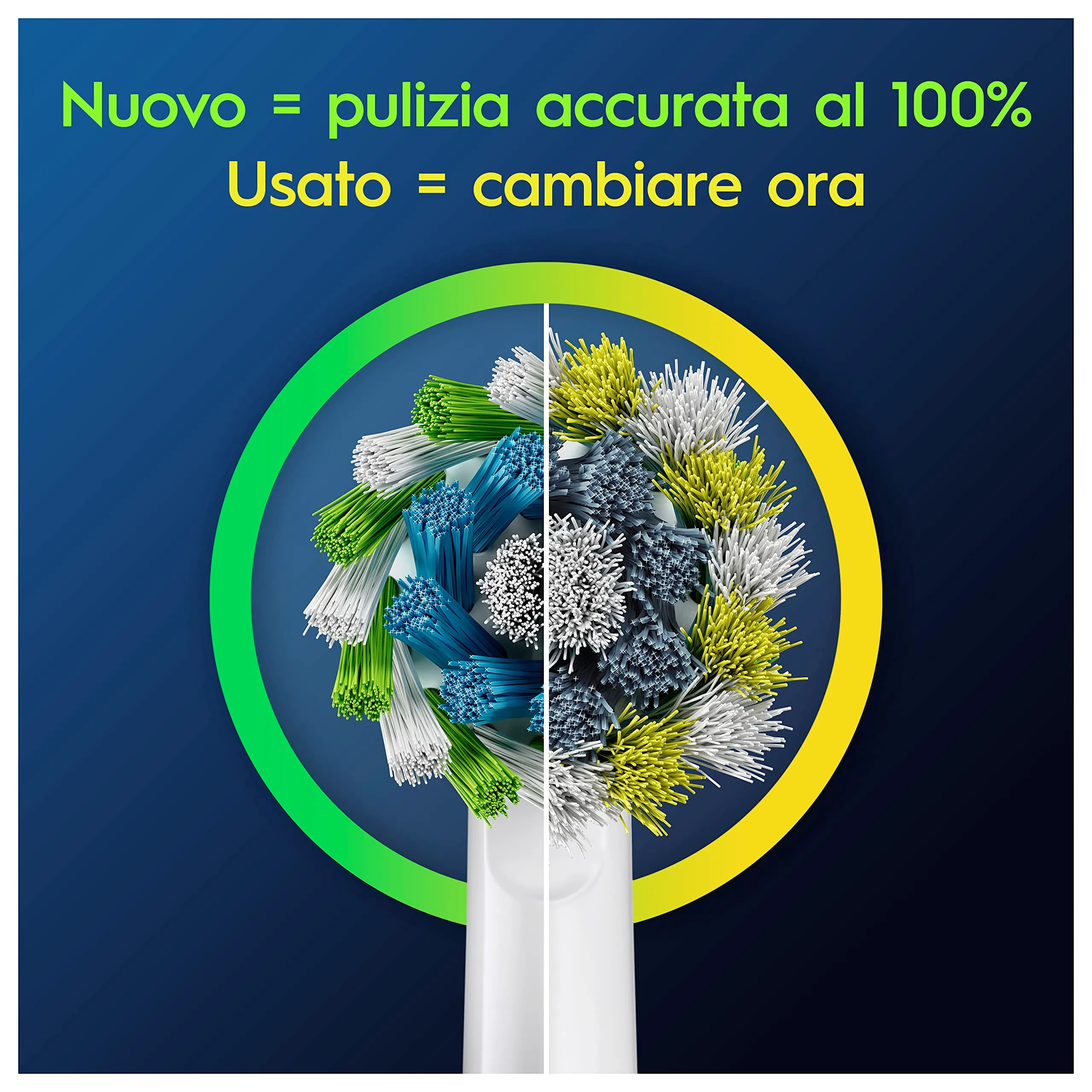 Oral-B Pro Cross Action Testine di Ricambio, Bianche, 12 Ricambi - immagine 5