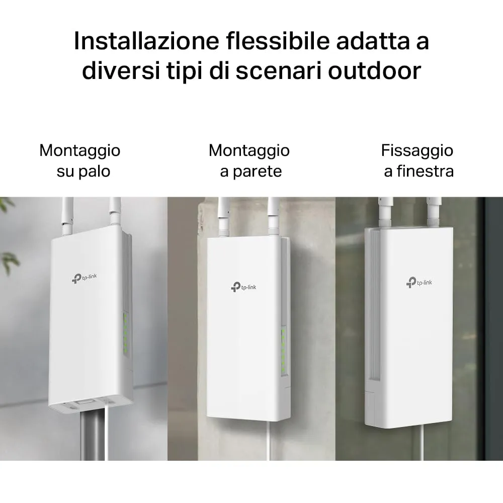 TP-Link TL-MR110-Outdoor 4G LTE Router Cat4 300Mbps IP65 PoE - immagine 7