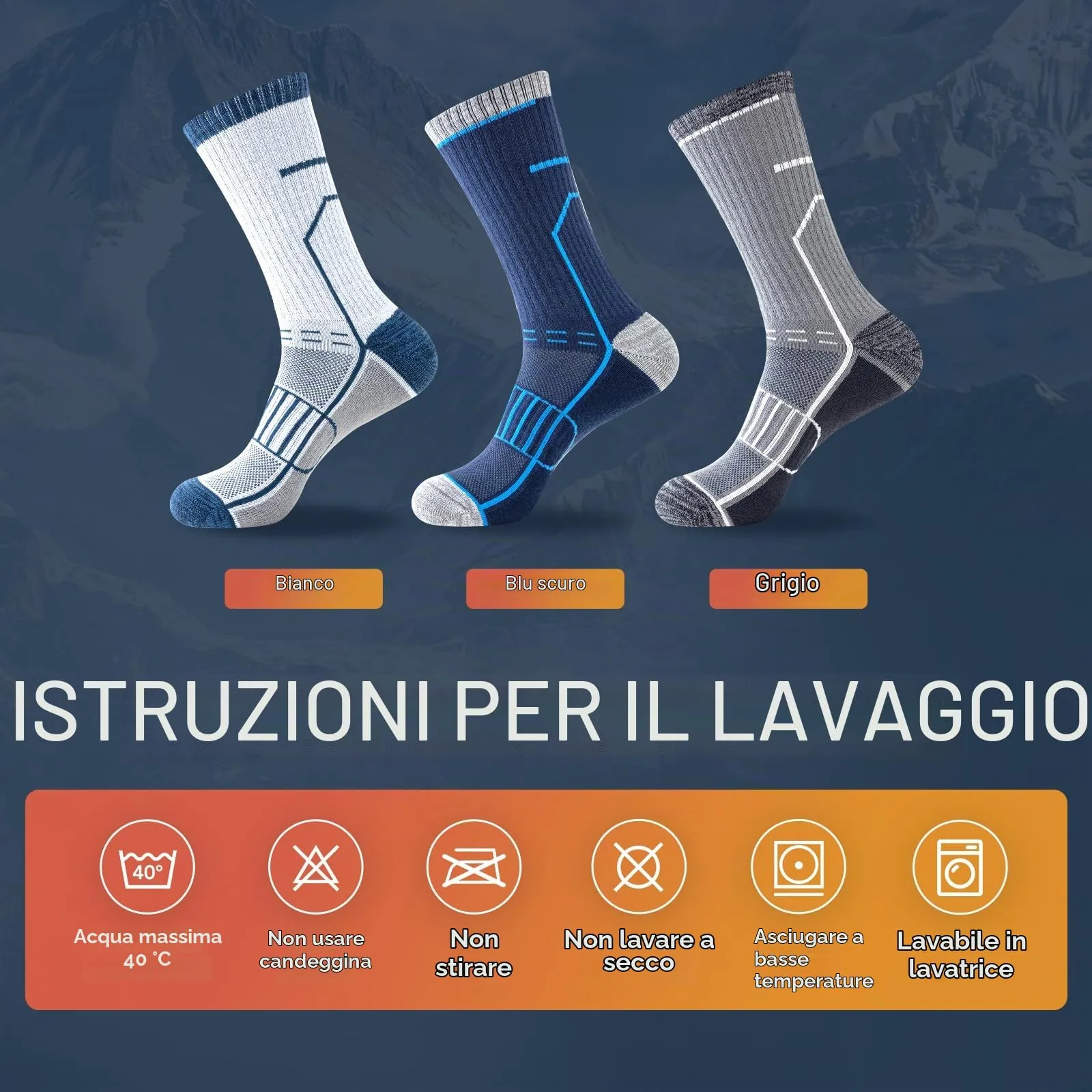 Cirorld Calzini Sportivi in Cotone Anti-Vescica per Trekking, Running e Lavoro, 6 Paia - immagine 8