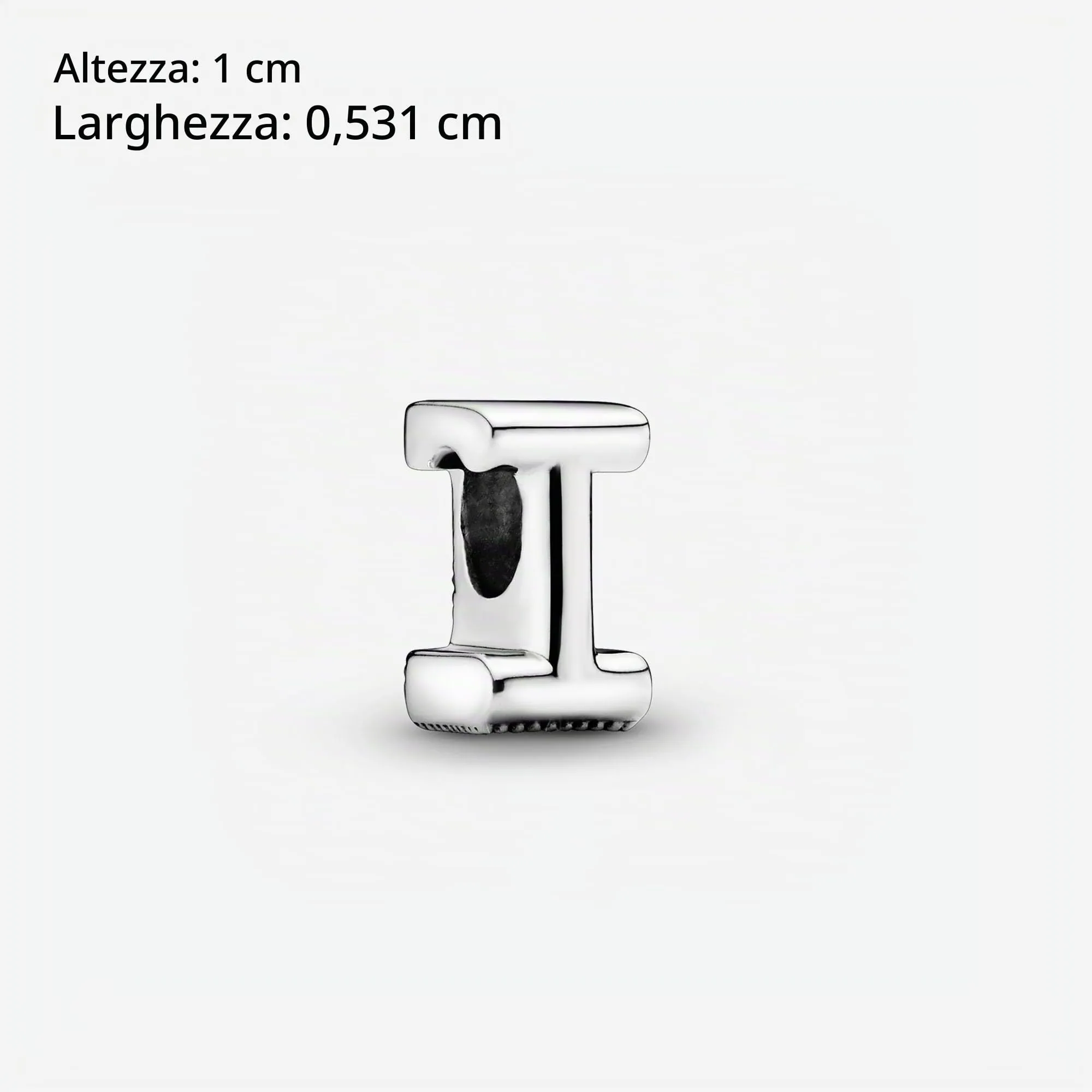 Pandora Alphabet Letter I Charm 797463 - immagine 7
