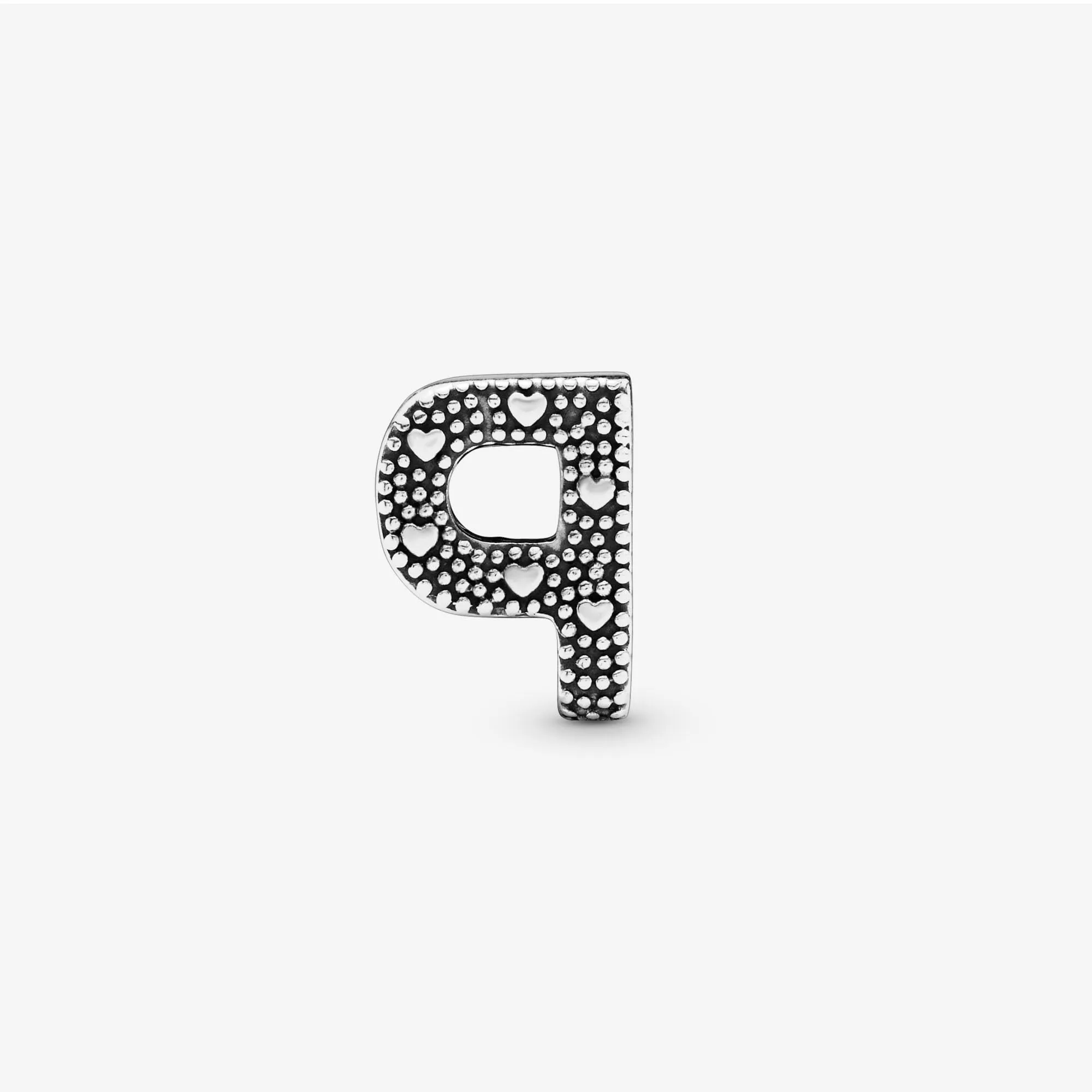 Pandora Moments Lettera P Charm Alfabeto Reversibile in Argento Sterling - immagine 8