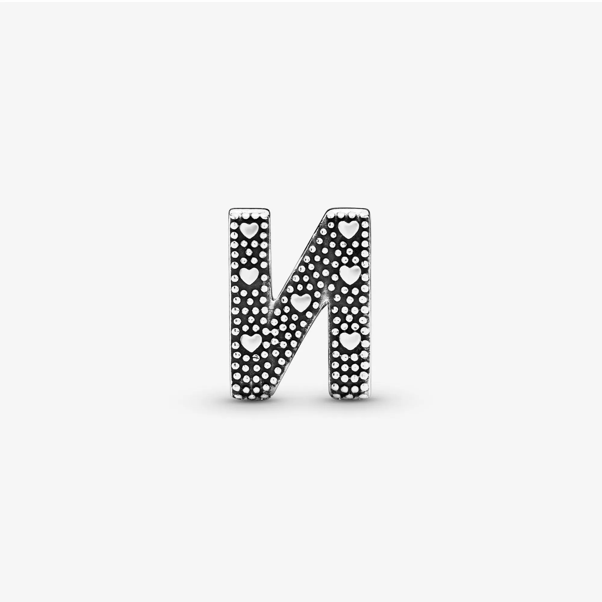 Pandora Moments Lettera N Charm Alfabeto Reversibile in Argento Sterling - immagine 7