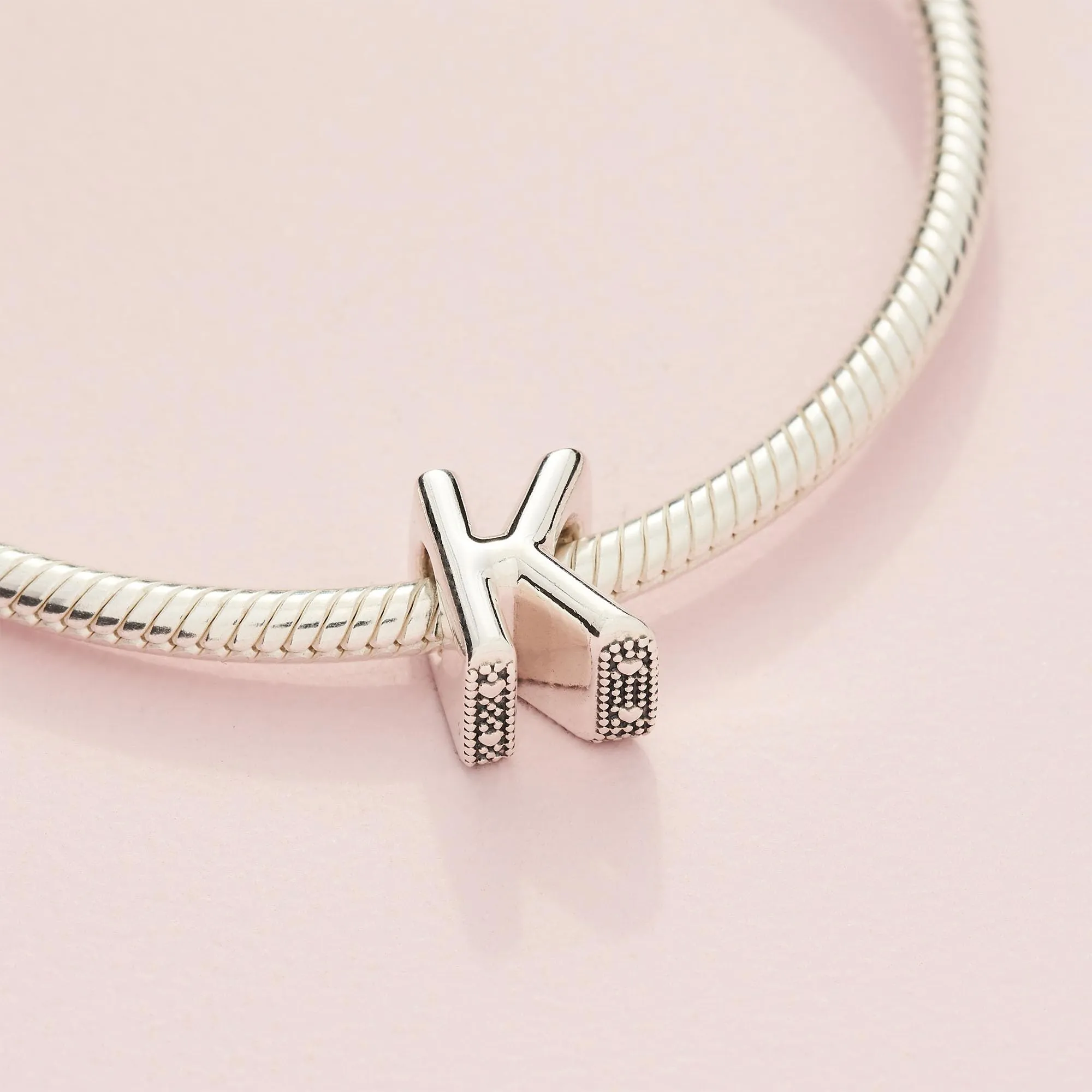 Pandora Ciondolo in Argento con Lettera K - immagine 6