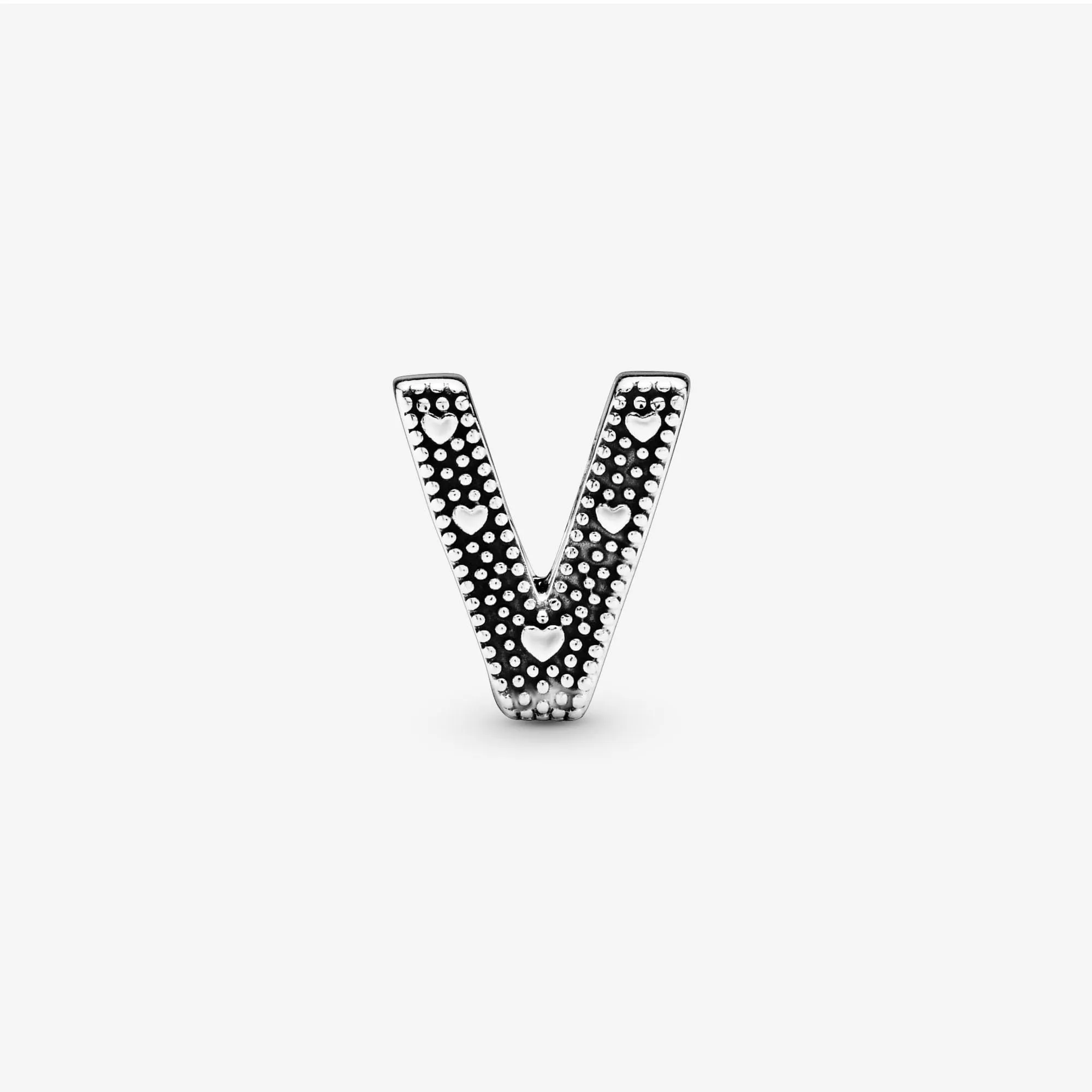 Pandora Moments Lettera V - Charm Alfabeto Reversibile in Argento Sterling - immagine 7