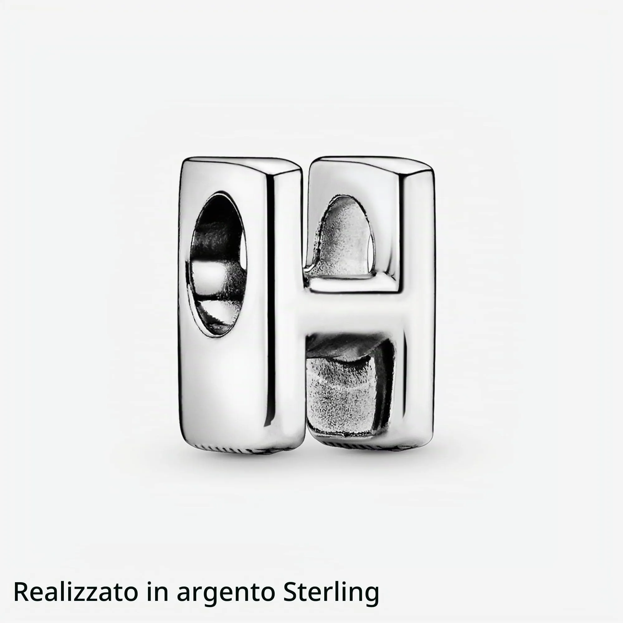 Pandora Ciondolo in argento con lettera H - immagine 4