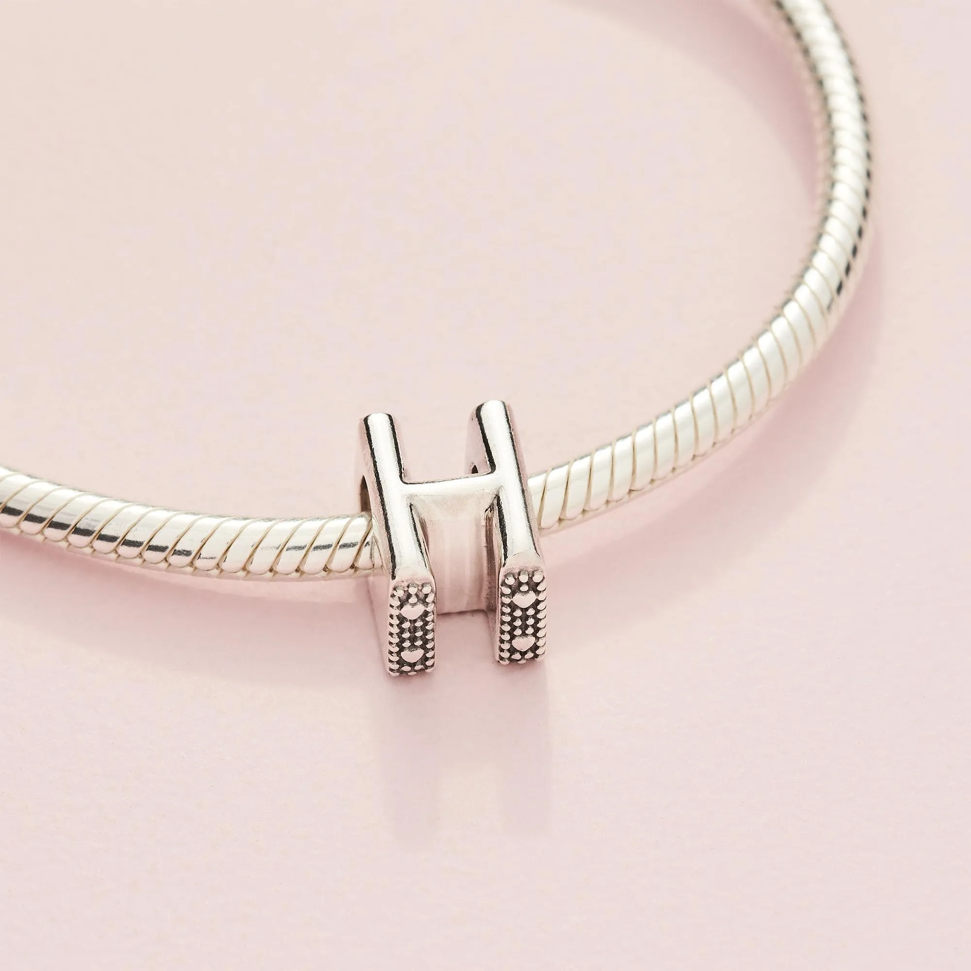 Pandora Ciondolo in argento con lettera H - immagine 5