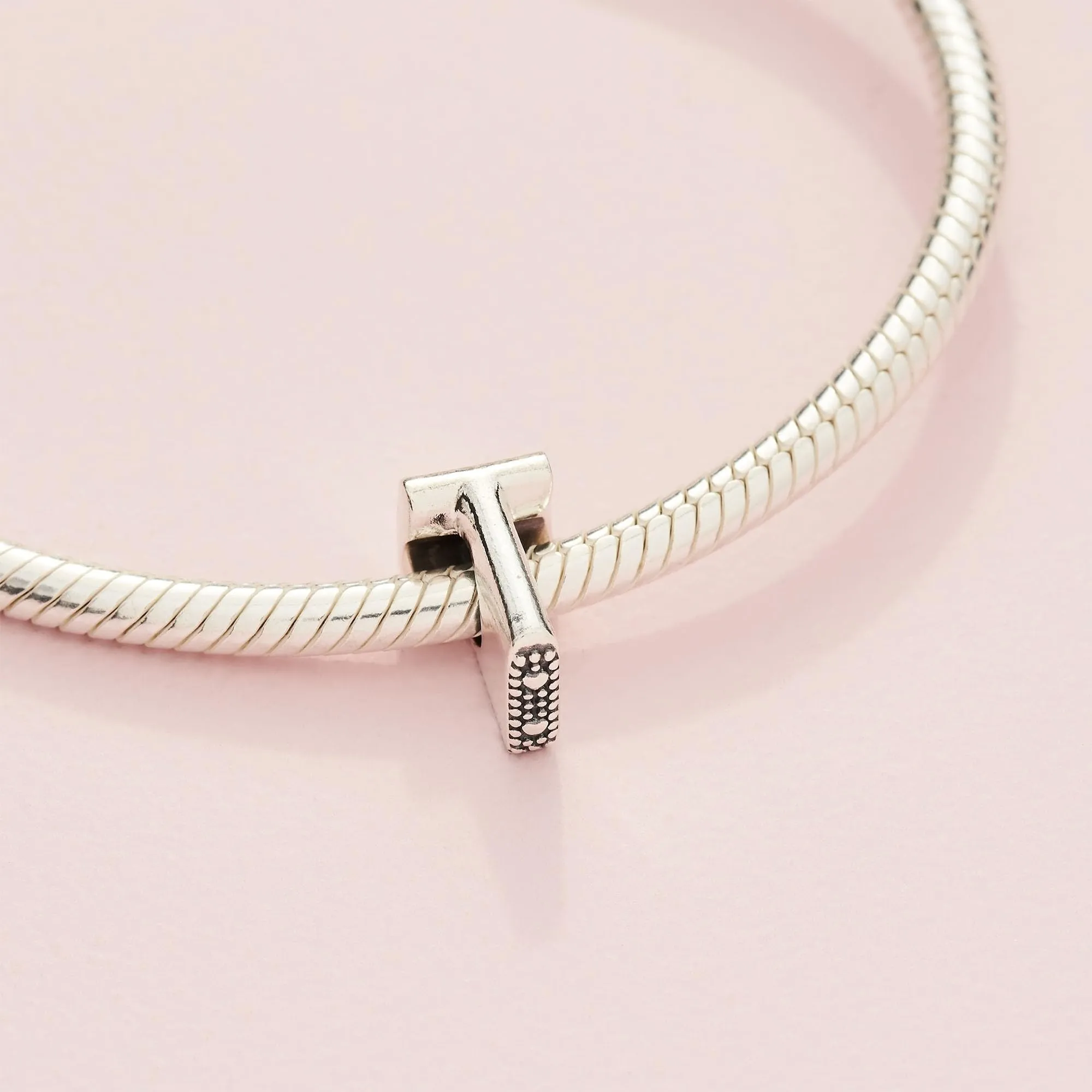 Pandora Buchstabe T Alphabet-Charm 797474 Pendente - immagine 6
