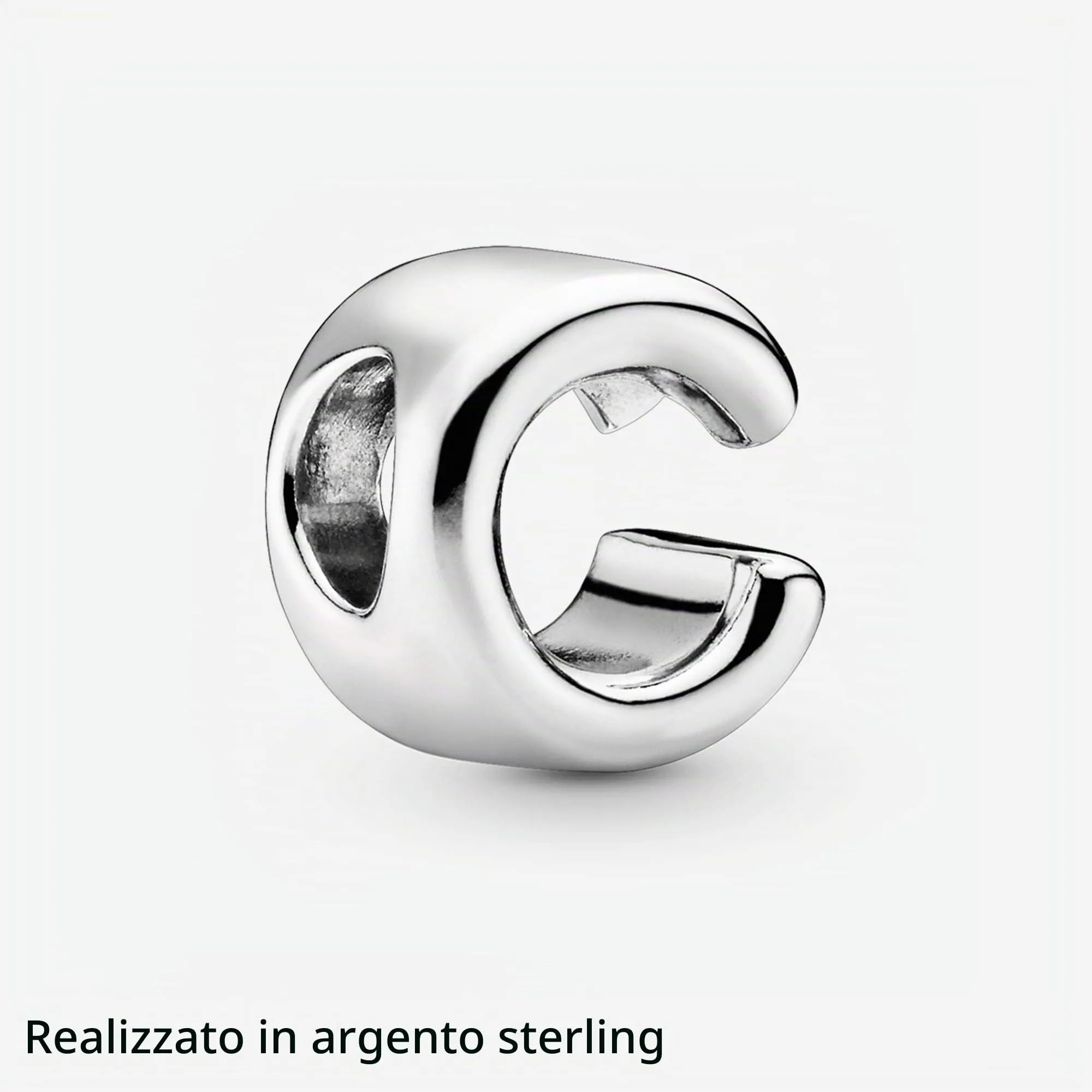 Pandora Ciondolo in argento con lettera C - immagine 4